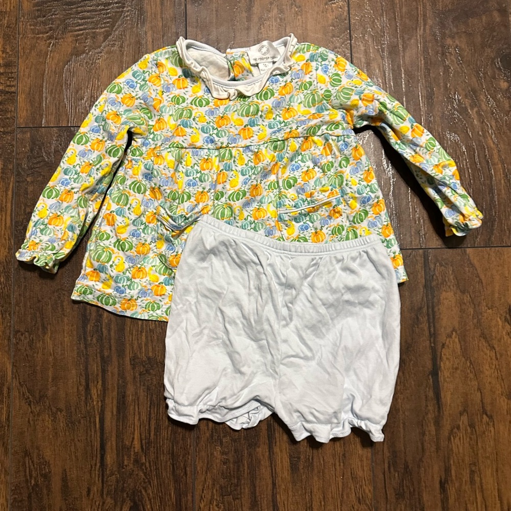 The Proper Peony Pumpkin Mix Diaper Set